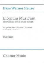 Elogium Musicum: Amatissimi Amici Nunc Remoti Satb Choir and Orchestra