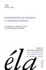 Etudes de Linguistiq