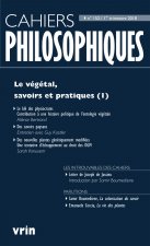 Le Vegetal, Savoir Et Pratiques (1)
