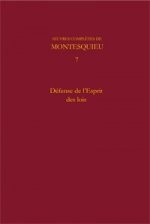 Defense de l'Esprit Des Lois
