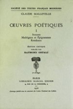 Oeuvres Poetiques