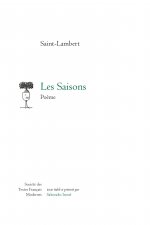 Les Saisons: Poeme