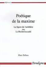 Poetique de la Maxime
