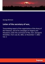 Letter of the secretary of war,
