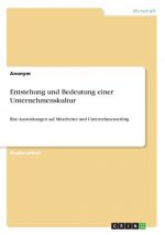 Entstehung und Bedeutung einer Unternehmenskultur