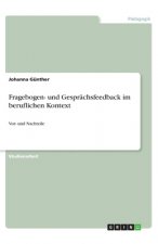 Fragebogen- und Gesprächsfeedback im beruflichen Kontext