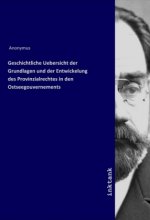 Geschichtliche Uebersicht der Grundlagen und der Entwickelung des Provinzialrechtes in den Ostseegouvernements
