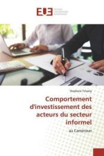 Comportement d'investissement des acteurs du secteur informel