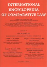 International Encyclopedia of Comparative Law, Instalment 43