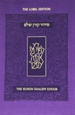 Koren Shalem Siddur with Tabs, Compact, Purple