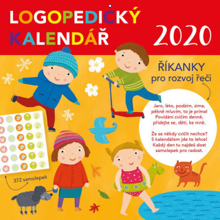 Logopedický kalendář se samolepkami - nástěnný kalendář 2020