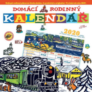 Domácí rodinný kalendář - nástěnný kalendář 2020