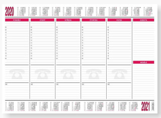 Plánovací podložka A2, 30 listů - 2020