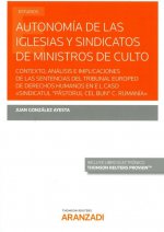 AUTONOMÍA DE LAS IGLESIAS Y SINDICATOS DE MINISTROS DE CULTO