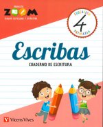 ESCRIBAS 4 CUADERNO DE ESCRITURA 4 PRIMARIA ZOOM