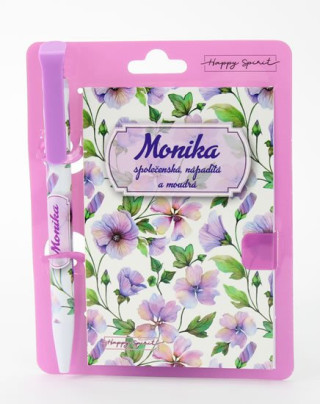 Magnetickďż˝ bloďż˝ek s propiskou MONIKA