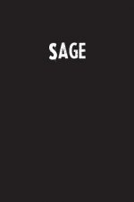 Sage: Simple Blank Lined Notebook Journal