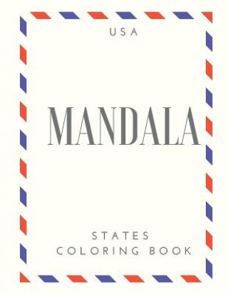 USA Mandala States Coloring Book