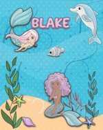 Handwriting Practice 120 Page Mermaid Pals Book Blake: Primary Grades Handwriting Book K-2