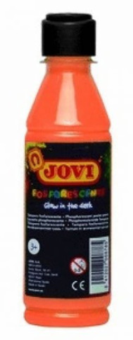 JOVI temperová barva neónová 250ml v lahvi oranžová