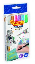 JOVI DECOR METALIC fixy 6 ks - barevné