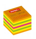 Kores Neonové bločky CUBO Summer 75x75mm, mix barev
