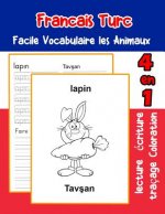 Francais Turc Facile Vocabulaire les Animaux: De base Français Turc fiche de vocabulaire pour les enfants a1 a2 b1 b2 c1 c2 ce1 ce2 cm1 cm2