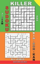 Killer jigsaw sudoku and Kin-kon-kan all levels.: Easy - extreme puzzles puzzles.