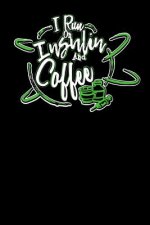 I Run On Insulin & Coffee: 120 Pages I 6x9 I Dot Grid I Funny Diabetes, Espresso & Caffeine Gifts