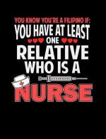 You Know You're A Filipino If You Have At Least One Relative Who Is A Nurse: Funny Filipino Quotes and Pun Themed College Ruled Composition Notebook