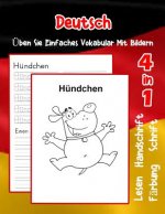 Deutsch Üben Sie Einfaches Vokabular Mit Bildern: Verbessern Deutsch basis Tiervokabular a1 a2 b1 b2 c1 c2 Buch für Kinder