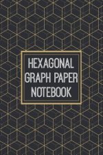 Hexagonal Graph Paper Notebook: 1/2 Inch Hexagons - Hex Map - Hex Board - Hex Grid - Designed for RPG Gamers and other Crazy People