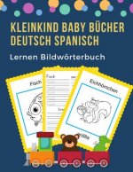 Kleinkind Baby Bücher Deutsch Spanisch Lernen Bildwörterbuch: 100 grundlegende Tierwörter-Kartenspiele in zweisprachigen Bildwörterbüchern. Leicht zu