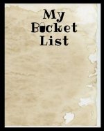 My Bucket List: A Place To Record Your Future Adventures