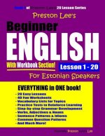 Preston Lee's Beginner English With Workbook Section Lesson 1 - 20 For Estonian Speakers