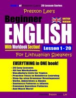 Preston Lee's Beginner English With Workbook Section Lesson 1 - 20 For Lithuanian Speakers (British Version)