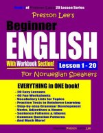 Preston Lee's Beginner English With Workbook Section Lesson 1 - 20 For Norwegian Speakers