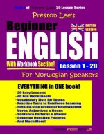 Preston Lee's Beginner English With Workbook Section Lesson 1 - 20 For Norwegian Speakers (British Version)