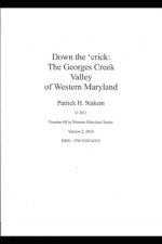 Down the 'crick: the Georges Creek Valley of Western Maryland