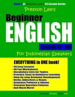 Preston Lee's Beginner English Lesson 41 - 60 For Indonesian Speakers