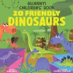 Gujarati Children's Book: 20 Friendly Dinosaurs