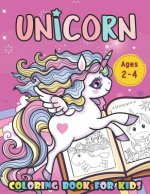 Unicorn Coloring Book For Kids Ages 2-4