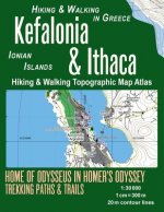 Kefalonia & Ithaca Hiking & Walking Topographic Map Atlas 1