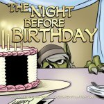 The Night Before Birthday: Children's Book & Coloring Book