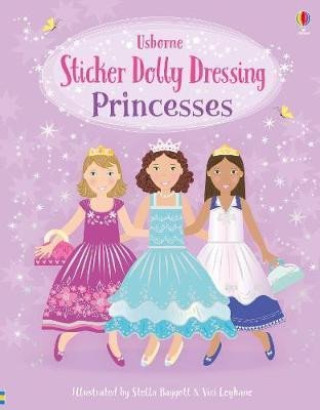 Sticker Dolly Dressing Princesses (Fiona Watt)(Brožovaná)