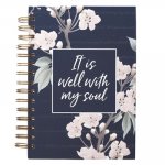 Journal Wirebound Large It Is Well with My Soul