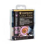 Set Chameleon Color Tops, 5ks - pastelové tóny