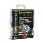 Set Chameleon Color Tops, 5ks - přírodní tóny