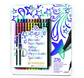 Set Chameleon Fineliner - detailnďż˝ popisovaďż˝e, 12ks designer tďż˝ny