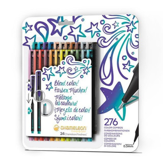 Set Chameleon Fineliner - detailnďż˝ popisovaďż˝e, 24ks - sytďż˝ tďż˝ny